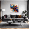 Vibrant Color Vortex Living Room Demo