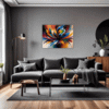 Vibrant Color Vortex Living Room Demo