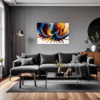 Vibrant Color Vortex Living Room Demo
