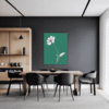 Vibrant Flower Mix Dining Room Demo