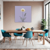 Vibrant Flower Mix Dining Room Demo