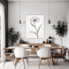 Vibrant Flower Mix Dining Room Demo