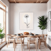 Vibrant Flower Mix Dining Room Demo
