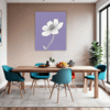 Vibrant Flower Mix Dining Room Demo