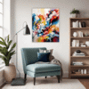 Vivid Color Serenity Living Room Demo