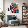Vivid Color Serenity Living Room Demo