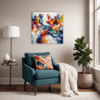 Vivid Color Serenity Living Room Demo