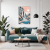 Waterfall Tranquility Living Room Demo