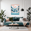 Waterfall Tranquility Living Room Demo