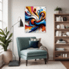 Wavy Color Flow Living Room Demo