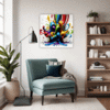 Wavy Color Mix Living Room Demo