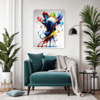 Wavy Color Mix Living Room Demo