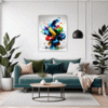 Wavy Color Mix Living Room Demo