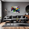 Wavy Color Mix Living Room Demo