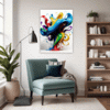 Wavy Color Mix Living Room Demo
