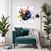 Whimsical Color Rave Living Room Demo