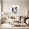 Whimsical Scottish Cat Living Room Demo