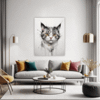 Whimsical Scottish Cat Living Room Demo