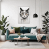Whimsical Scottish Cat Living Room Demo