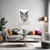 Whimsical Scottish Cat Living Room Demo