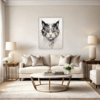 Whimsical Scottish Cat Living Room Demo