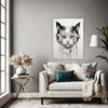 Whimsical Scottish Cat Living Room Demo