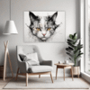 Whimsical Scottish Cat Living Room Demo