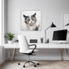 Whimsical Scottish Cat Office Demo