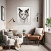 Whimsical Scottish Cat Office Demo