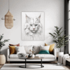 White Maine Coon Living Room Demo