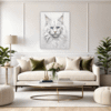 White Maine Coon Living Room Demo