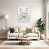 White Maine Coon Living Room Demo