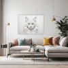 White Maine Coon Living Room Demo