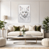 White Maine Coon Living Room Demo