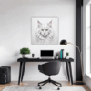 White Maine Coon Office Demo