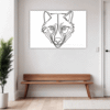 Wild Gray Wolf Hallway Demo