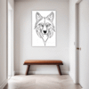Wild Gray Wolf Hallway Demo