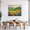 Wind-Swept Rolling Hills Dining Room Demo