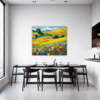 Wind-Swept Rolling Hills Dining Room Demo