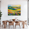 Wind-Swept Rolling Hills Dining Room Demo