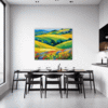 Wind-Swept Rolling Hills Dining Room Demo