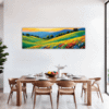 Wind-Swept Rolling Hills Dining Room Demo
