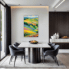 Wind-Swept Rolling Hills Dining Room Demo