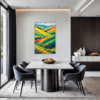 Wind-Swept Rolling Hills Dining Room Demo