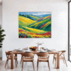 Wind-Swept Rolling Hills Dining Room Demo