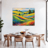 Wind-Swept Rolling Hills Dining Room Demo