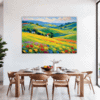 Wind-Swept Rolling Hills Dining Room Demo