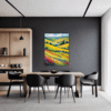 Wind-Swept Rolling Hills Dining Room Demo