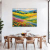 Wind-Swept Rolling Hills Dining Room Demo