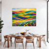 Wind-Swept Rolling Hills Dining Room Demo